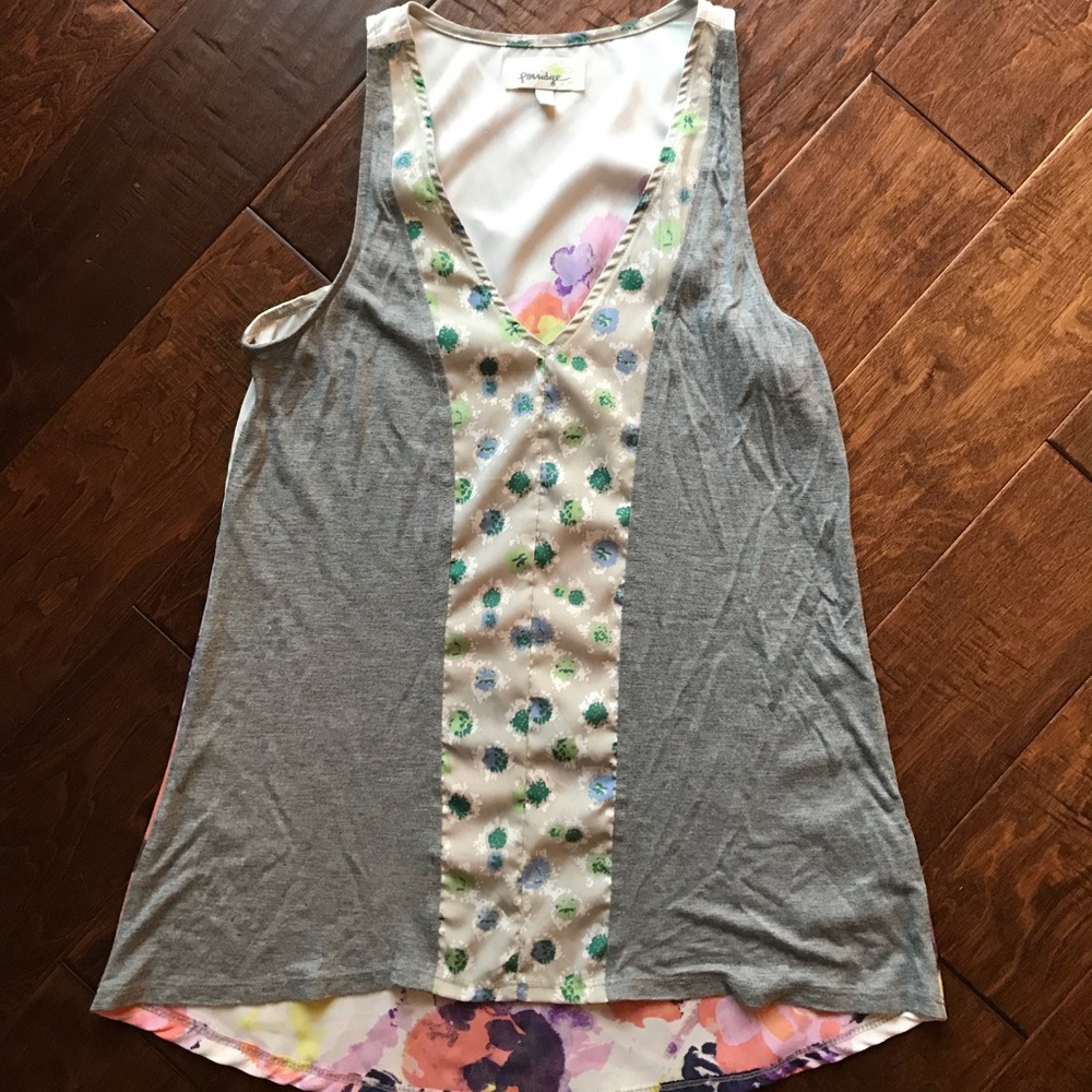 Anthropologie porridge tank, xs, guc
